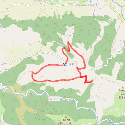 Parcours marche Sur les traces des statuesmenhirs Mounesprohencoux