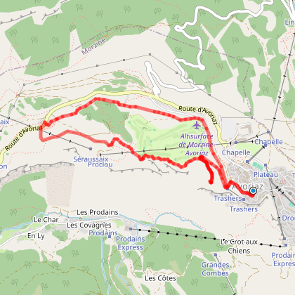 La Mine de la Lapiaz, le Lil'Stash et la Ferme de Séraussaix depuis Avoriaz