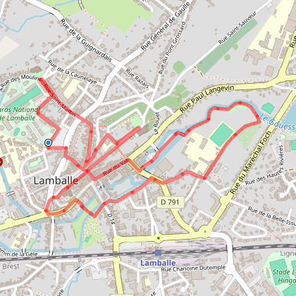 Parcours marche - Circuit de découverte de Lamballe - Lamballe