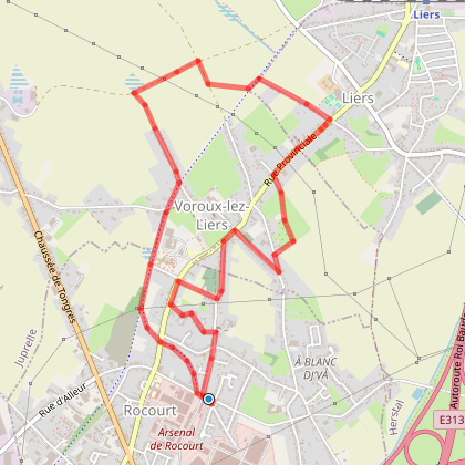 Parcours marche - Jeu de piste Rocourt - Liège
