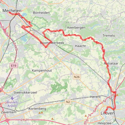 Martin’s Cycle Tour – Etappe 5 – Leuven - Mechelen