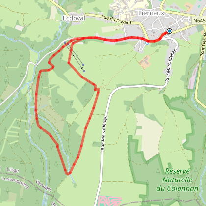 Route walk Lierneux Wandeling 5 Lierneux