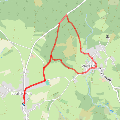 Parcours marche Petit patrimoine de Vlessart Léglise