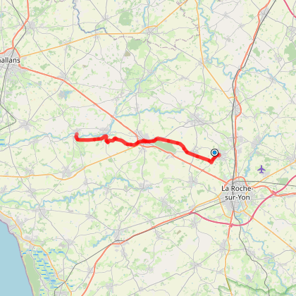 Mouilleron-Aizenay-Apremont A.R  52.7 kms