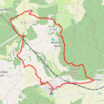 Randonnée Baulme La Roche