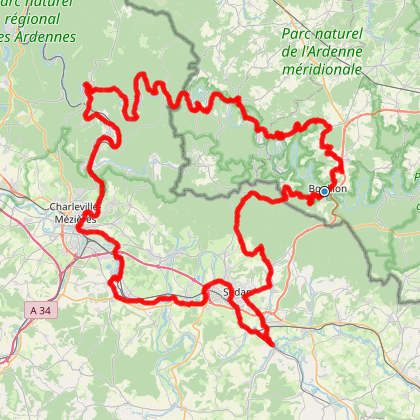 Le Grand Tour de l'Ardenne transfrontalière à vélo