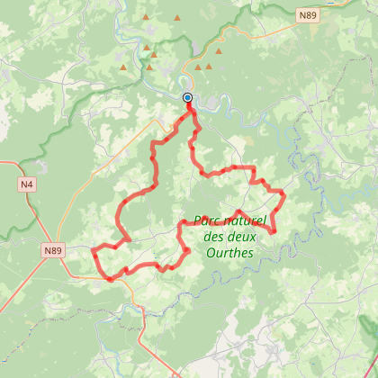 La route des fermes et des villages