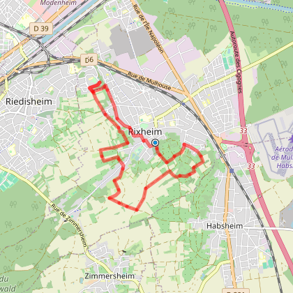 Route Walk - Tour Of The Rixheim Hills - Rixheim