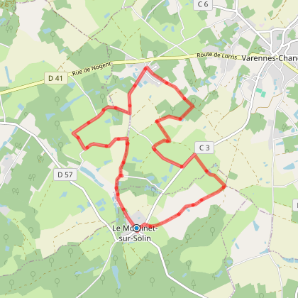 Parcours marche LE SUR SOLIN Le