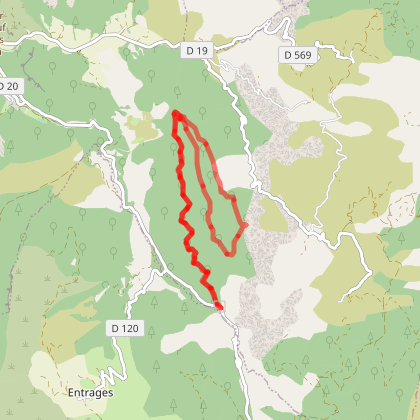 Parcours Marche Tour Du Feston Et De Sa Cr Te Par Les Sentiers Des Charbonni Res Visorando