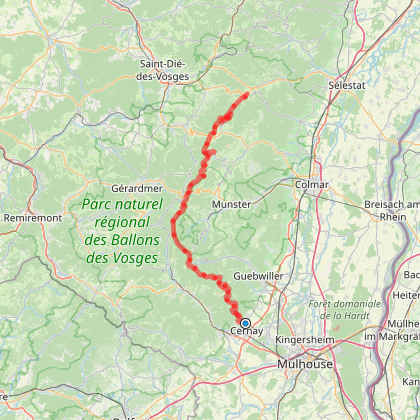 Nu al Dierentuin s nachts Radioactief Parcours voiture - La Route des Crêtes - Uffholtz
