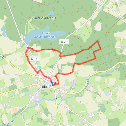 Parcours Marche RANDONN E DE L OR E DES BOIS RIAILLE Riaille Parcours Marche RANDONN E DE L OR E DES BOIS RIAILLE Riaille