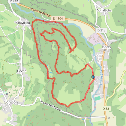 Parcours marche 01 ChazeyBons Chazeybons