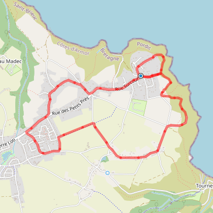 Parcours marche - Pointe de Pordic - Pordic