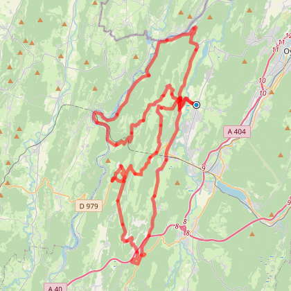 La route du Haut-Bugey - circuit Monts Berthiand