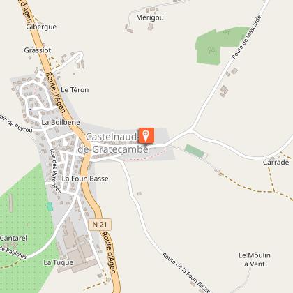 Bastide de Castelnaud-de-Gratecambe