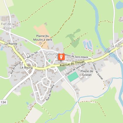 Croix de cimetière à Gourgé