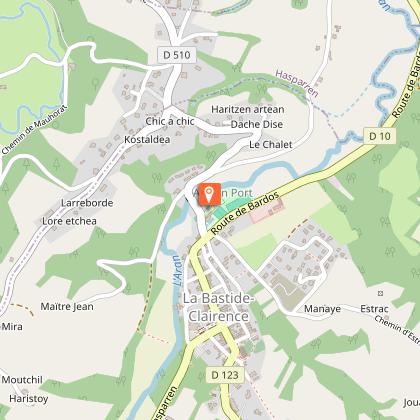 Aire de stationnement de camping cars