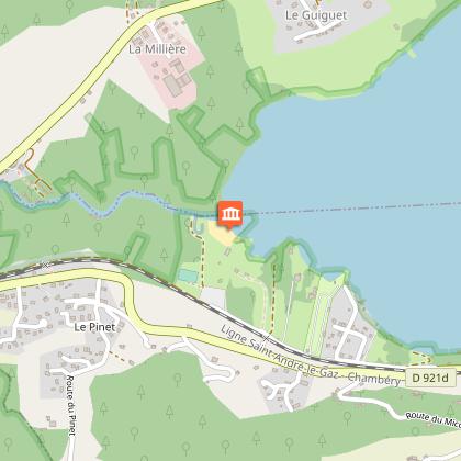 La plage de Lépin-le-lac