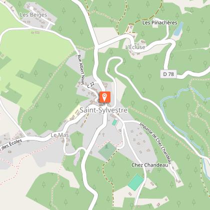 Eglise Saint-Sylvestre - Buste reliquaire et phylactère