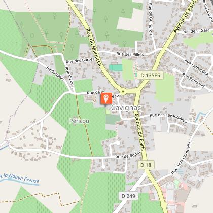 Aire de stationnement de Cavignac