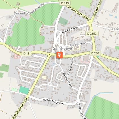 Aire de stationnement de Saint-Savin