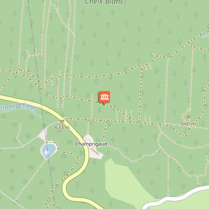 Pupitre pédagogique du trou du pic