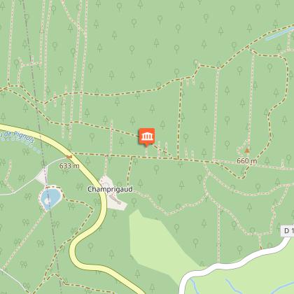 Pupitre pédagogique du merisier