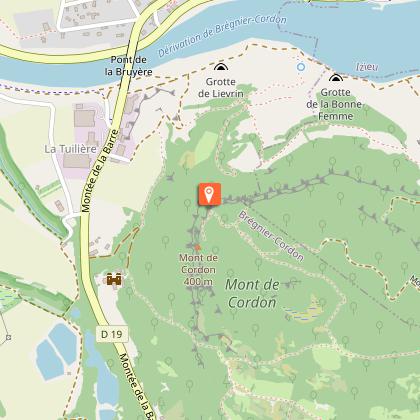 Panorama viewpoint on Mont de Cordon