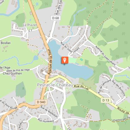 Pêche à l'étang de Peyrat le Château