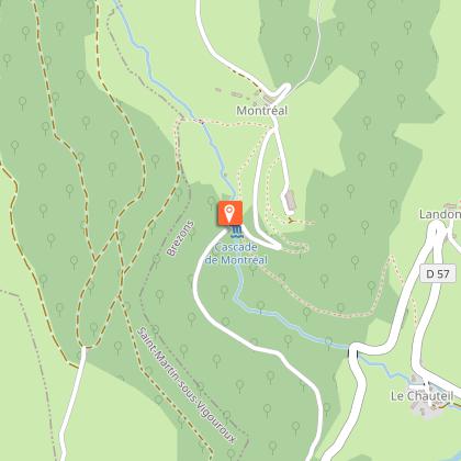 Waterfall and circuit of Montréal