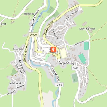 Pierrefort, a mountain market town