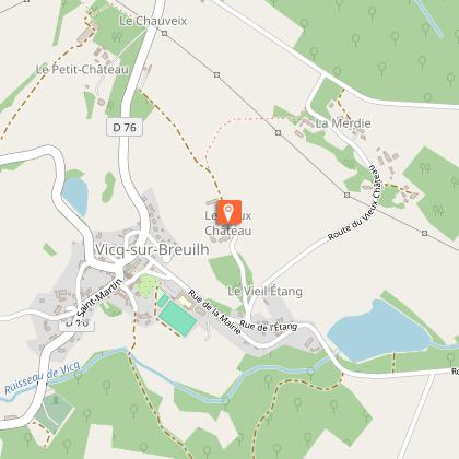 Vieux Château à Vicq sur Breuilh