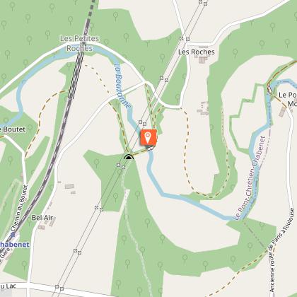 Pont de bois couvert