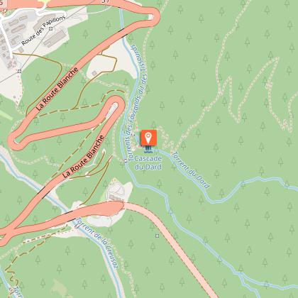 Le Dard waterfall