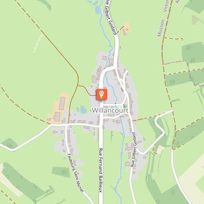 Willancourt, bebloemd dorp en Gennevaux