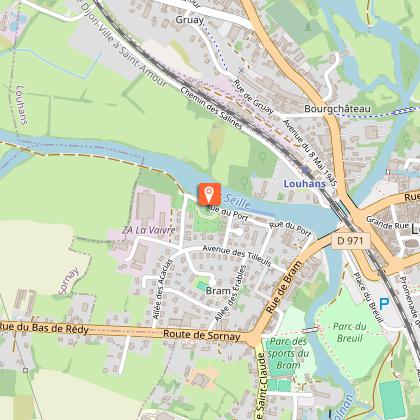 Aire de camping-car de Louhans le Port