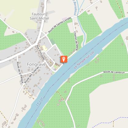 Parcours de pêche Passion, Le Lot à Fongrave - Le Temple-sur-Lot