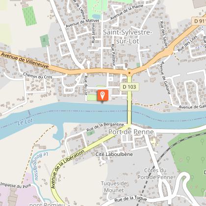 Parcours de pêche Passion, Le Lot à Penne - Saint-Sylvestre