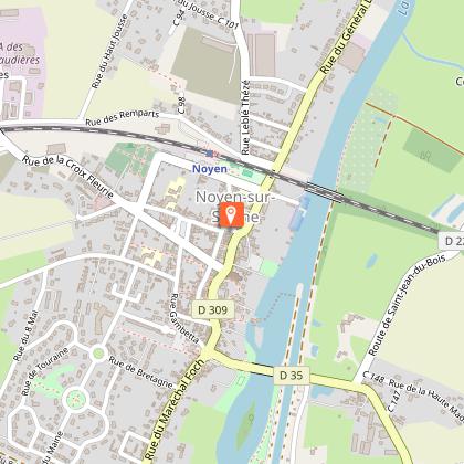 Commune fleurie de Noyen-sur-Sarthe