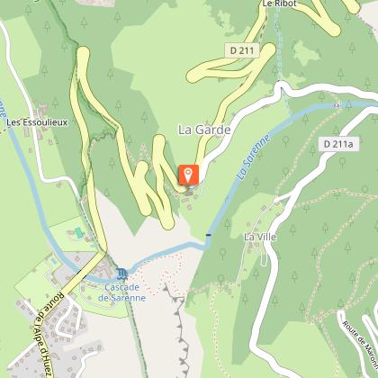 Sundial on La Garde church