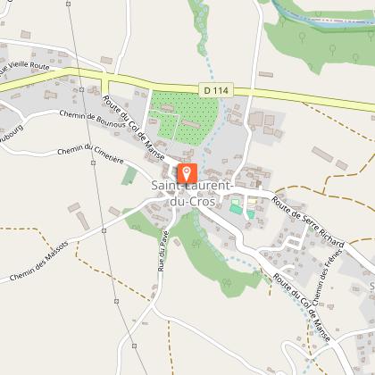 Le temple de St Laurent du Cros