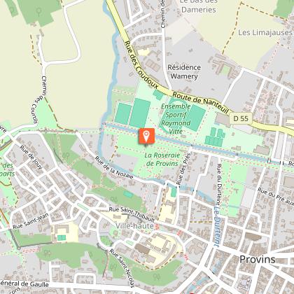 The Provins rose garden