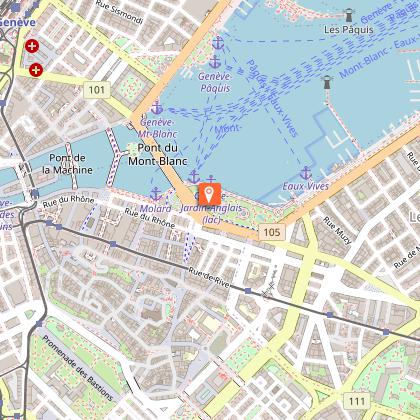 Horloge fleurie de Genève