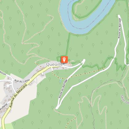 Motte and bailey castle of Queuille