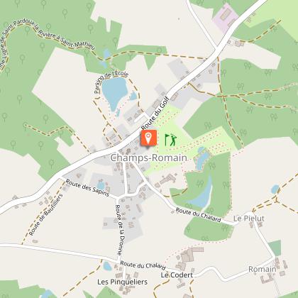 Étang municipal à Champs-Romain