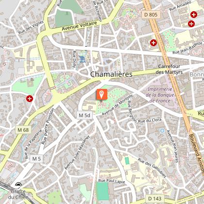 Montjoly park and its château-mairie