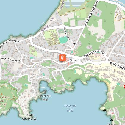 Points de vues et panorama - Table d’orientation de GIENS - Hyeres