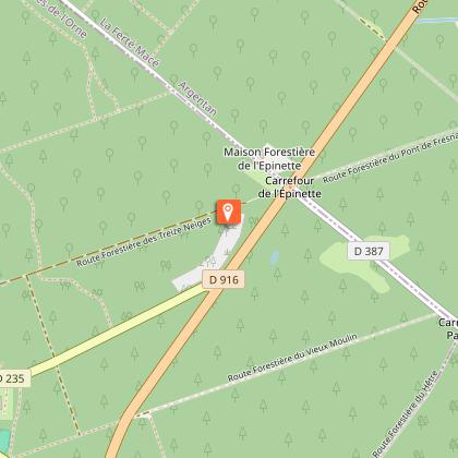 Picnic table at Bagnoles de l'Orne