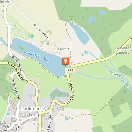 Plan d'eau de Ladignac le long